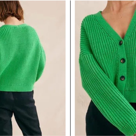 Boden Oversized Ribbed Cardigan M - Picture 2 of 7